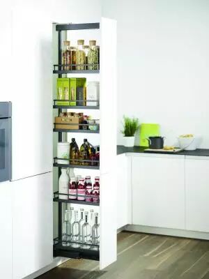 Kit armoire coulissante Dispensa anthracite