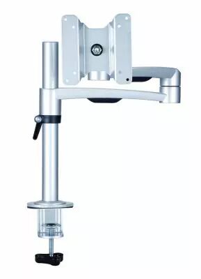 Support ergnomique pour 1 moniteur silver -  pince