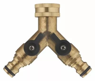 Nez slecteur double Y automatique laiton