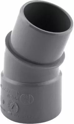 Coude PVC vacuation M/F 20