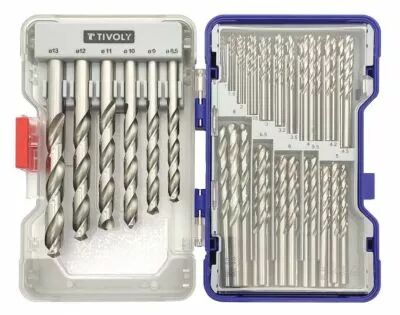 Coffret 100 forets HSS - queue cylindrique