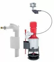 Mécanisme de WC double chasse à commande à câble + robinet flotteur