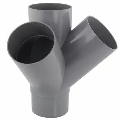 Culotte double mle/femelle querre PVC