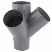 Culotte double mâle/femelle équerre PVC