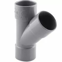 Culotte simple femelle/femelle 45° PVC