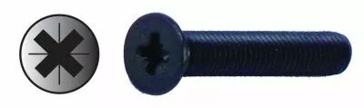 Vis mtaux TF pozidriv laques - 5 x 30 mm