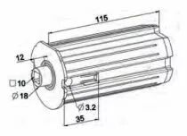 Embout escamotable ø 64 mm - ZF