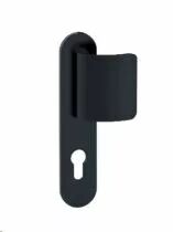 Ensemble Logio - Plaque 190 x 42 mm - entraxe de fixation 165 mm - Argent