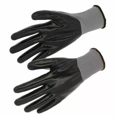 Gants nitrile enduit