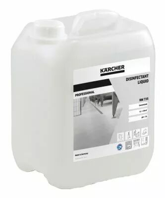D�tergent et entretien nettoyeur haute pression agent d�sinfectant concentr� RM 735 ASF
