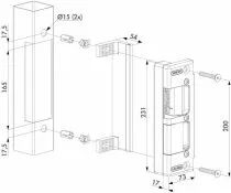 Contrôle d accès - Gâche électrique pour serrure Locinox