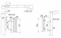 Ventouse MAG 3000 sans poignée - force 300 kg