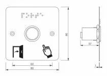 Bouton poussoir PMR