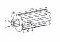 Embout escamotable ø 64 mm - ZF