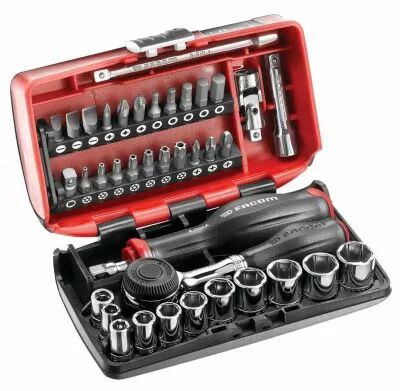 Coffret radio 1/4 Facom composition de 38 outils R.360 Nano