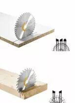 Jeu de 3 lames Wood KSB-160 x 1,8/SORT