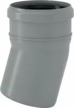 Coude PVC PP à joint 15°