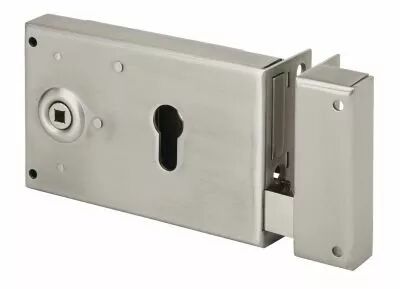 A cylindre europen horizontale  fouillot inox - Carr de 6 mm