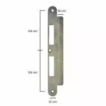 Serrure de mesure conservatoire avec gâche