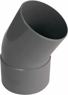 Coude PVC vacuation M/F 30