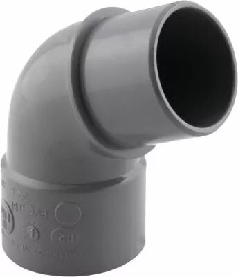 Coude PVC vacuation M/F 67