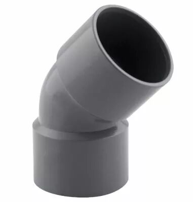 Coude PVC vacuation F/F 45