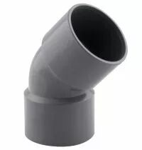 Coude PVC évacuation F/F 45°