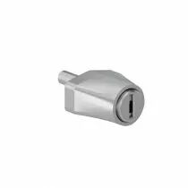 Poussoir pour porte en verre avec profil en aluminium