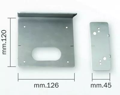 Plaque de fixation pour serrure de grille srie 52N