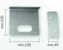Plaque de fixation pour serrure de grille série 52N