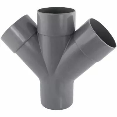 Culotte double mle/femelle parallle PVC