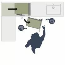 Kit complet magic corner standard blanc