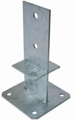 Pied de poteau PPS en me - fixe avec platine