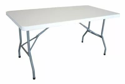 Table pliante plateau fixe polythylne