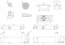Charnière invisible inox Pivotica