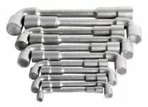 Jeu de 11 clés à pipe débouchées 6 x 6 pans - réf. 176CS11