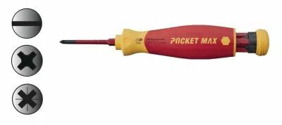 Tournevis PocketMax + 4 embouts