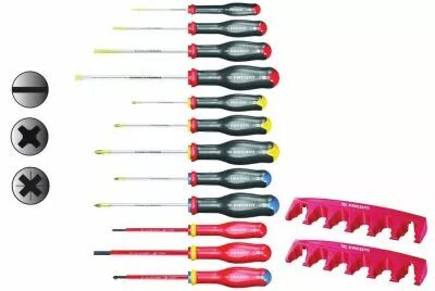 Jeu de 12 tournevis Protwist - AT.J12R1PB.PF01
