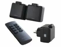 Set 3 mini prises étanches + télécommande