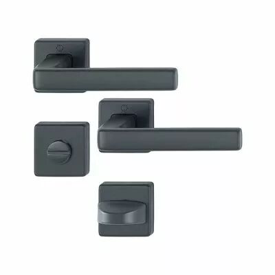 Ensemble Dublin - Ensemble sur rosaces 44 x 44 mm - Argent