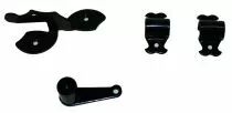 Accessoires pour Espagnolette acier noir