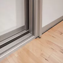 Ferrure de portes coulissantes de meuble bois