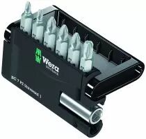 Coffret 6 embouts Bit-Checks® Pozidriv + porte-embout