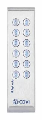 Clavier troit inox  code lectronique Profil 100