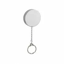 Porte-Clés Rétracteur Câble 600 mm Nickelé