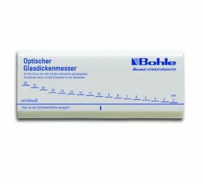 Plaque optique pour Glasscheck