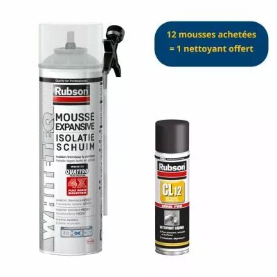 Lot 12 Mousses PU Manuelle A3014 + Nettoyant Mousse Offert