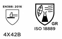 HyFlex&reg; enduit mousse FORTIX� - jauge 18