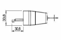 Crémone Kora à clé réversible