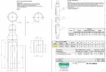 Cache-fiches vase N°16 acier